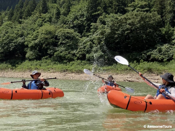 鳴子ダムパックラフト